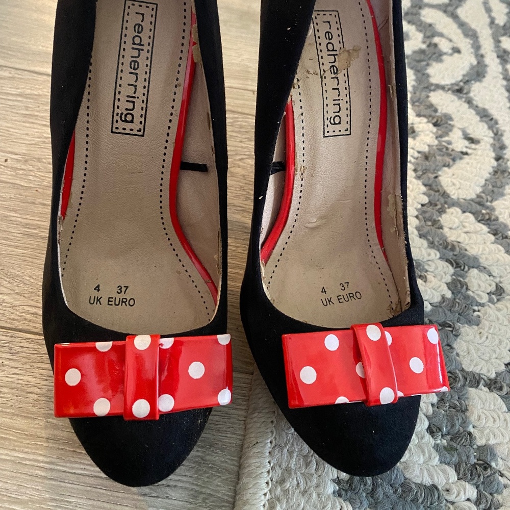 Red Herring Polka Dot Pumps